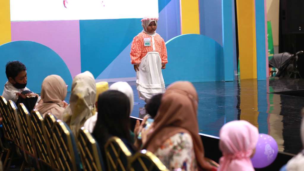 FOTO: Gemasnya Peserta Kids Muslim Fashion Competition di Dream Day Ramadan Fest 2023