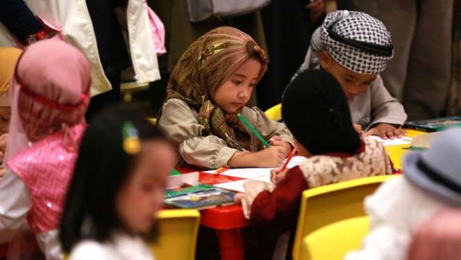 FOTO: Keseruan Coloring Competition My Jelly Wong Coco di Dream Day Ramadan Fest 2023