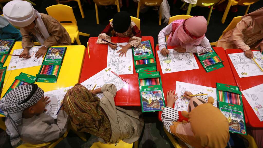 FOTO: Keseruan Coloring Competition My Jelly Wong Coco di Dream Day Ramadan Fest 2023