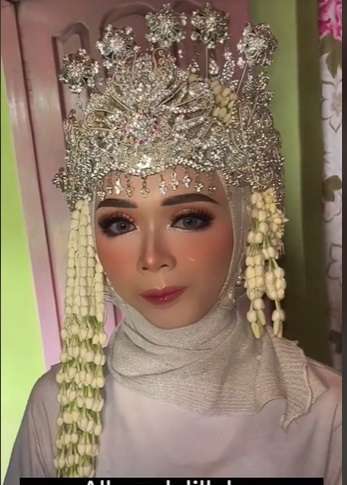 Pengantin Ini Dirias Sambil Tertidur, MUA Pilih Cara Ini, Hasilnya Malah Bikin Salfok!