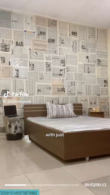 Rumah Retak Bekas Gempa Bumi Direnovasi Pakai Koran, Hasilnya Bikin Takjub, Lihat Potretnya Estetik Abis