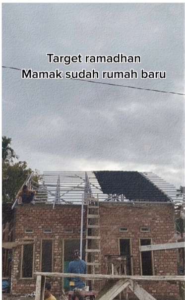 Niat Ingin Renovasi Rumah Sang Ibu, Endingnya Malah Bikin Nangis, `Ternyata Surga Lebih Indah ya Mak`