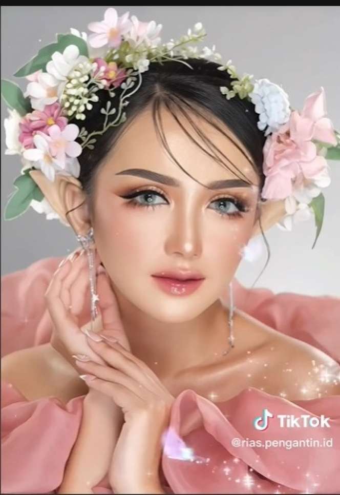 Wanita Ini Dirias Ala Peri Hutan, Hasilnya Bikin Melongo, Bak Bidadari Turun ke Bumi!