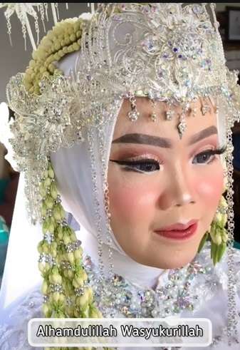 Potret Makeup Pengantin Korban Tabrak Lari, Awalnya Bikin MUA Panik, Hasilnya Malah Bikin Salfok!