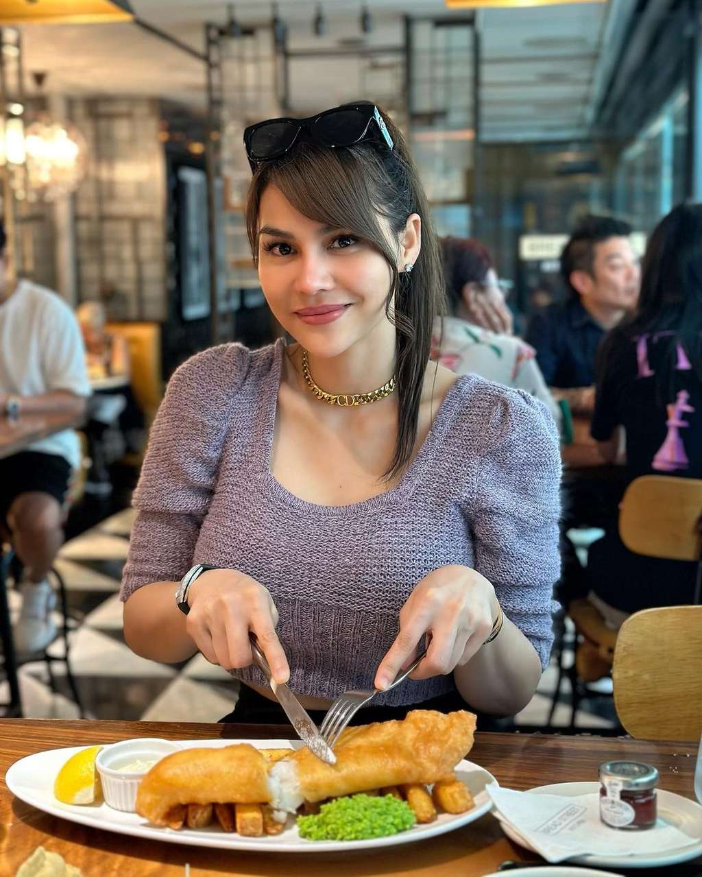 Potret DJ Katty Butterfly Bikin Konten Mukbang Buka Puasa, Netizen Kaget Porsinya Jumbo!
