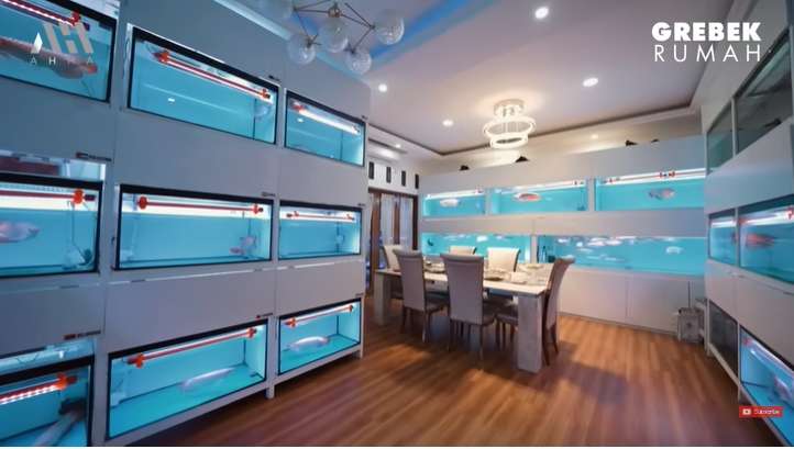 Saingan Sultan Andara! 15 Potret Rumah Mewah Putra Siregar Seluas 1 Hektar, Berjejer Arwana Miliaran Rupiah