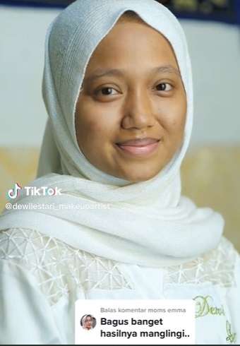 Potret Makeup Pengantin Syar`i Usai Dirias MUA, Hasilnya Bikin Pangling, Auto Banjir Pujian!