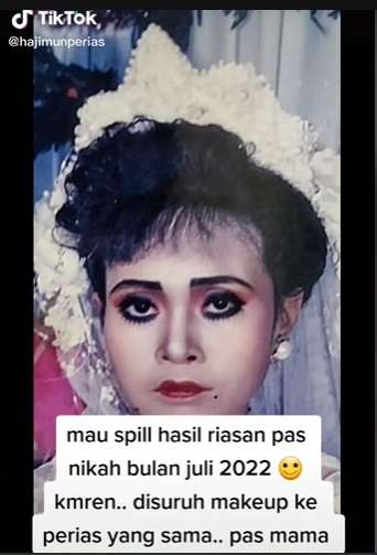 Sang Ibu Nikah di Tahun 90-an, Anaknya Pun Diminta Pakai Jasa MUA yang Sama, Hasilnya Bikin Deg-degan, Takut Ketinggalan Zaman!