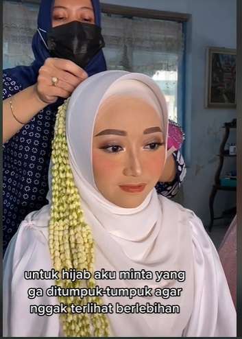 MUA Ini Jawab Tantangan Untuk Rias Pengantin Syar'i, Ternyata Begini Hasil Akhirnya…