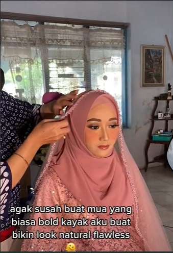 MUA Ini Jawab Tantangan Untuk Rias Pengantin Syar'i, Ternyata Begini Hasil Akhirnya…
