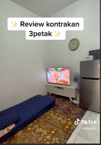 Potret Rumah Kontrakan Hanya 3 Petak, Terlihat Kecil Tapi Isi Dalamnya Super Lengkap!