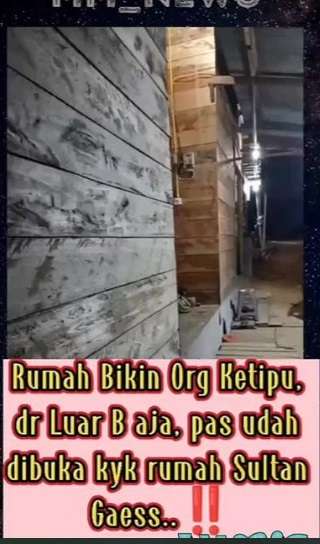 Potret Rumah Anti Sombong, Dari Luar Bak Gubuk Papan, Masuk ke Dalam Bikin Melongo, Auto Ketipu!