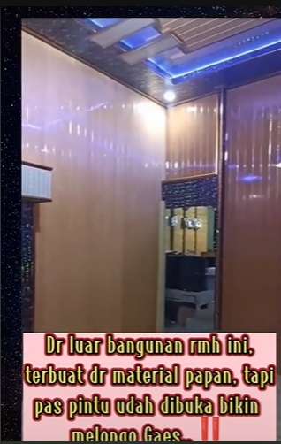 Potret Rumah Anti Sombong, Dari Luar Bak Gubuk Papan, Masuk ke Dalam Bikin Melongo, Auto Ketipu!