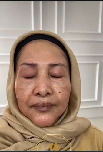 Potret Nenek 60 Tahun Dirias Ala Makeup Pengantin, Awalnya MUA Bingung Pasang Softlens, Endingnya Malah Kayak Gini…