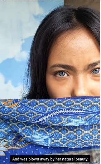 Potret Evi Gadis Bermata Biru di Jawa Barat, Curi Perhatian Fotografer Prancis, Ternyata Warisan Nenek Buyut!