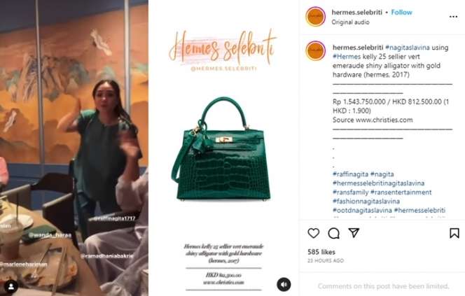Potret Adu Gaya Syahrini VS Nagita Slavina Jinjing Tas Rp1,5 Miliar