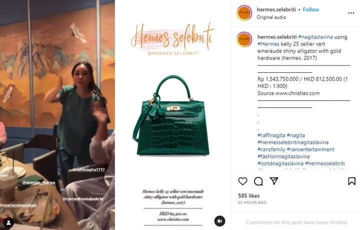 Potret Adu Gaya Syahrini VS Nagita Slavina Jinjing Tas Rp1,5 Miliar