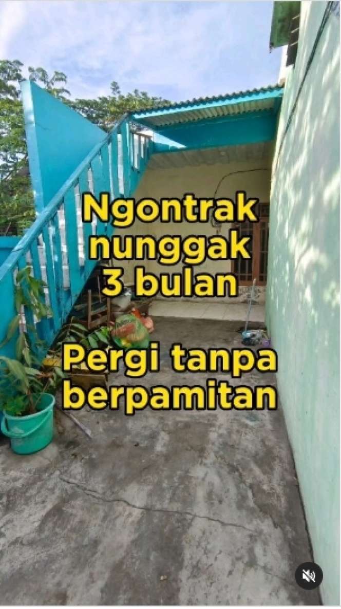 Ditinggal Penyewa dari `Neraka`, Rumah Kontrakan Jadi Jorok dan Perabotan Lenyap Dicuri, Ini 8 Potretnya