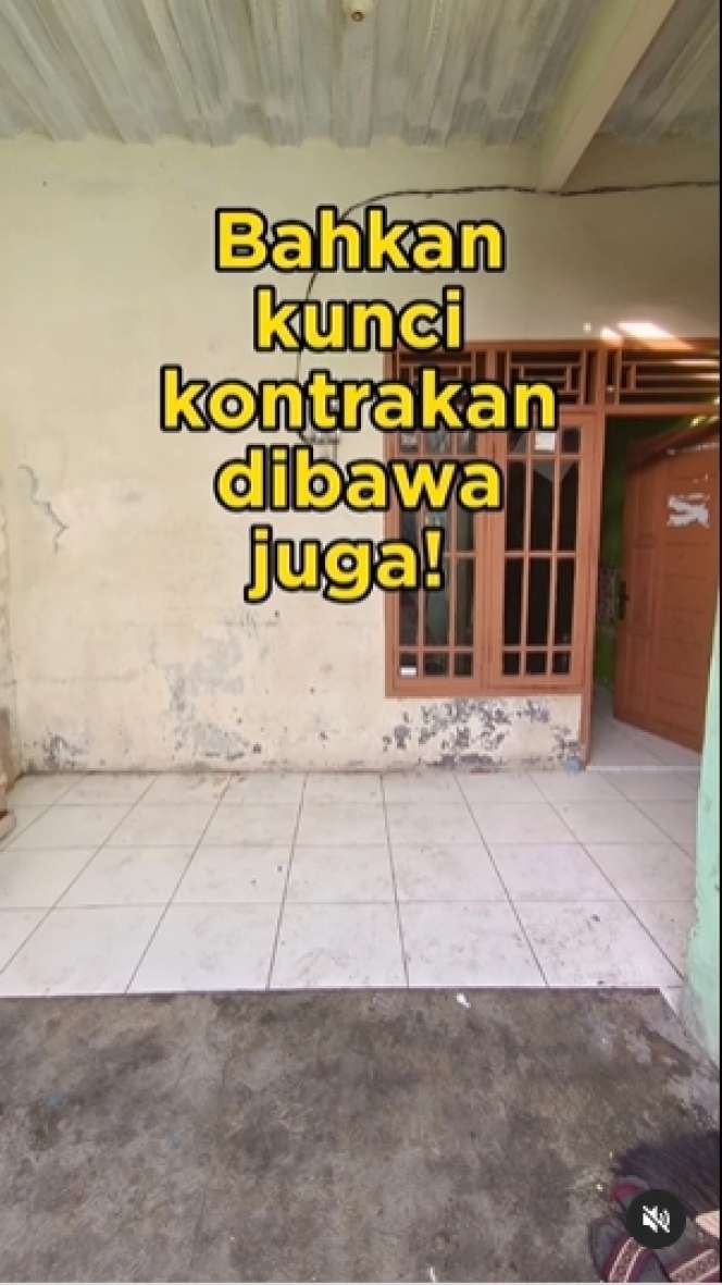 Ditinggal Penyewa dari `Neraka`, Rumah Kontrakan Jadi Jorok dan Perabotan Lenyap Dicuri, Ini 8 Potretnya