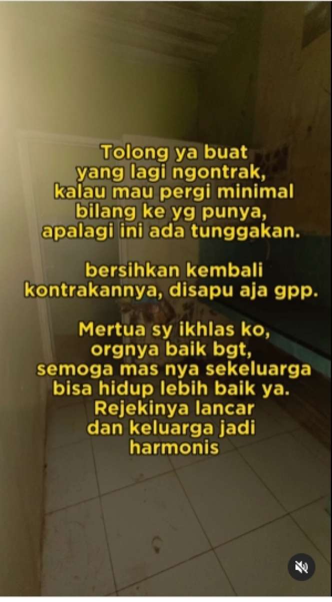 Ditinggal Penyewa dari `Neraka`, Rumah Kontrakan Jadi Jorok dan Perabotan Lenyap Dicuri, Ini 8 Potretnya