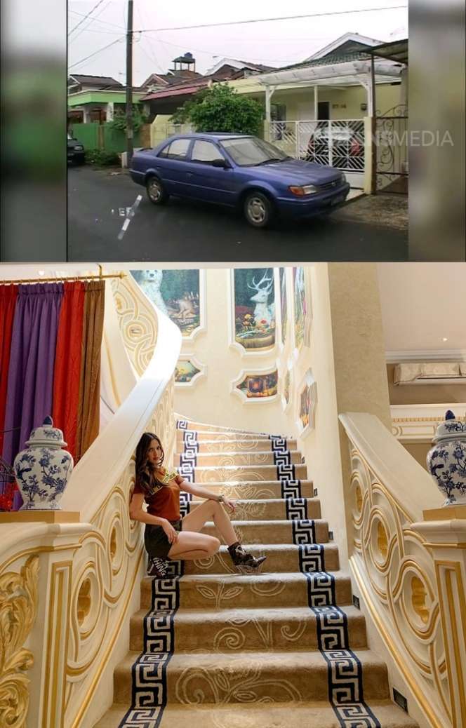 12 Potret Rumah Artis Sebelum VS Sesudah Sukses, Natasha Wilona dari Gubuk Kayu, Kini Jadi Istana Megah!