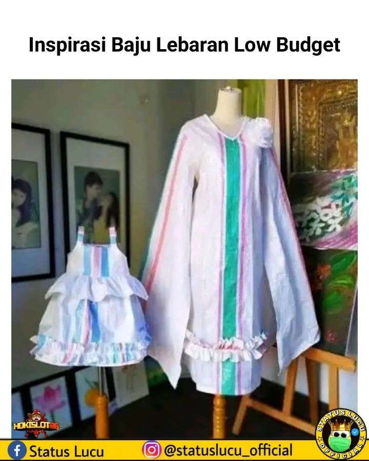 Potret Baju Lebaran Paling Nyeleneh, Modelnya Bikin Ngakak Parah!