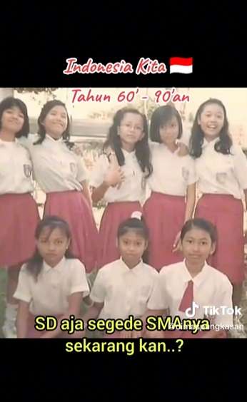 Nostalgia Banget, Inilah Potret Indonesia Tahun 1960-1990an, Penampilan Lawas Anak SD Bikin Salfok!