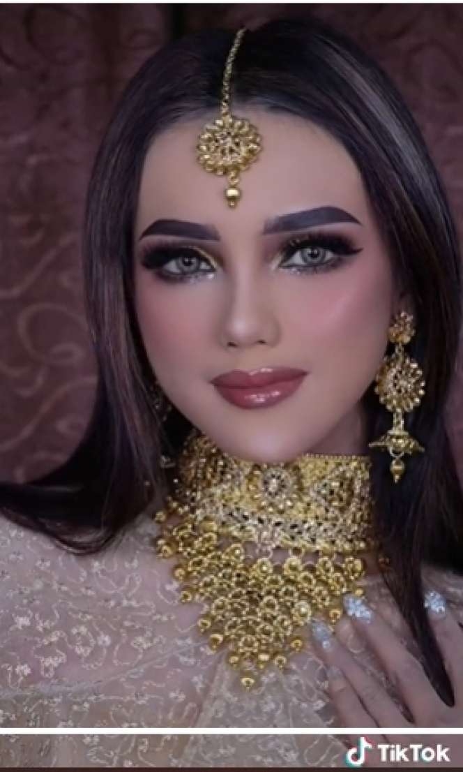Transformasi Wanita Polos Makeup Ala India, Hasilnya Bak Barbie India, Disebut Mirip Artis Rani Mukherjee