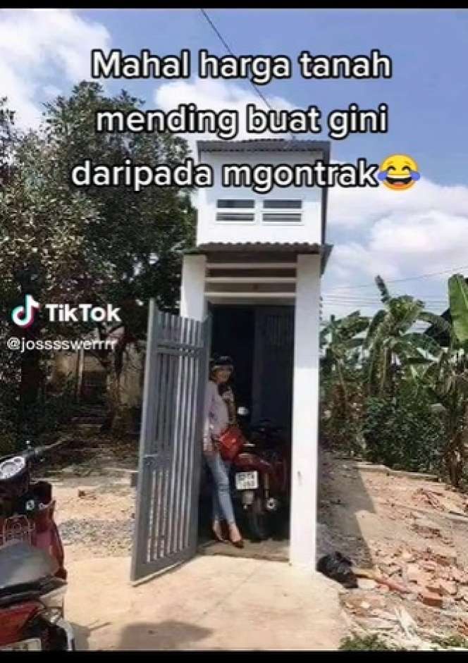 Potret Rumah Unik yang Dibangun di Atas Tanah Sepetak, Desainnya Bikin Mikir Keras, Beda Dari yang Lain!
