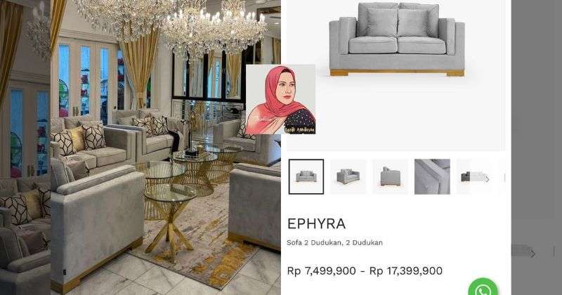 Perabotan Rumah Tasyi Athasyia yang Punya Harga Fantastis, Lampu Gantung Saja Segini Banderolnya