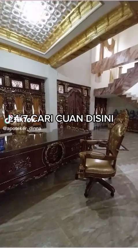 Dikira Rumah Jelek Gegara di Gang Sempit, Ternyata Dalamnya Bak Istana Kerajaan, Semua Barang dari Emas, Ini 10 Potretnya!