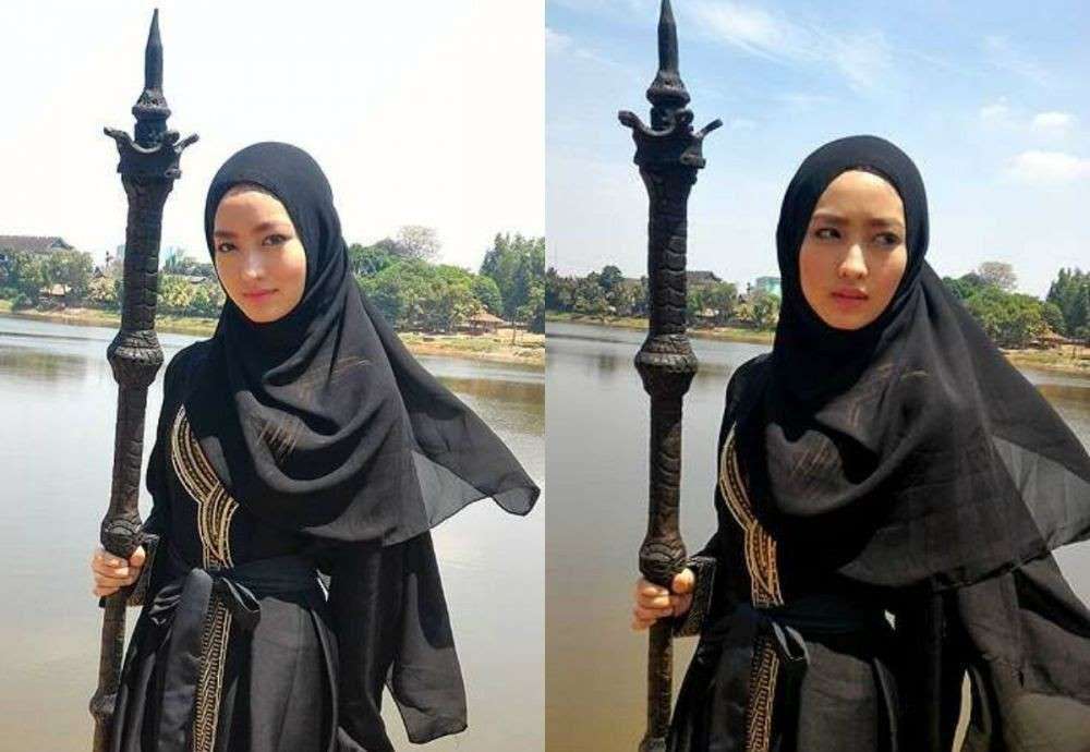 Bikin Pangling! Potret Artis Non Muslim dalam Balutan Hijab, Ada yang Dikira Mualaf