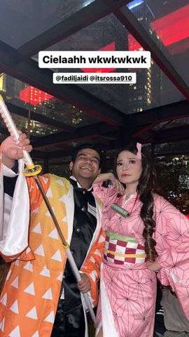 16 Gaya Artis Cosplay Anime di Pesta Ultah BCL & Vidi Aldiano, Anya Geraldine Paling Disorot, Berani Banget!