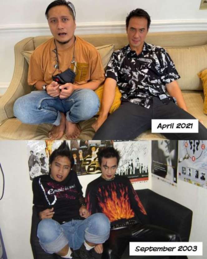 Bikin Nostalgia, Potret Reka Ulang Foto Jadul Selebriti Bareng Sahabat, Ada yang Belasan Tahun Bersama!