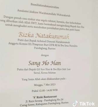 10 Potret Pernikahan Mewah Anak Bupati Pandeglang & Pria Korea, Wedding Impian Semua Wanita