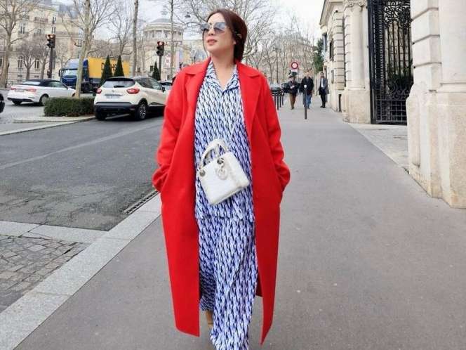 Potret Maharani Kemala Tampil Wow Pakai Piyama Buatan Sendiri