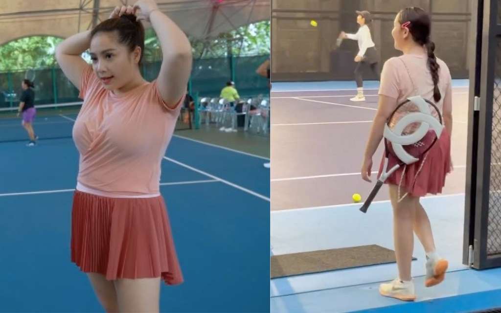 10 Adu Gaya Mewah Artis Saat Main Tenis, Nagita Slavina & Syahrini Raketnya Seharga Mobil Baru!