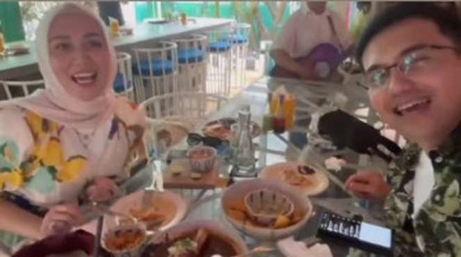 Bak Pasangan Muda, Penampilan dan Gaya Sahrul Gunawan-Dine Mutiara Bulan Madu Romantis Jadi Sorotan