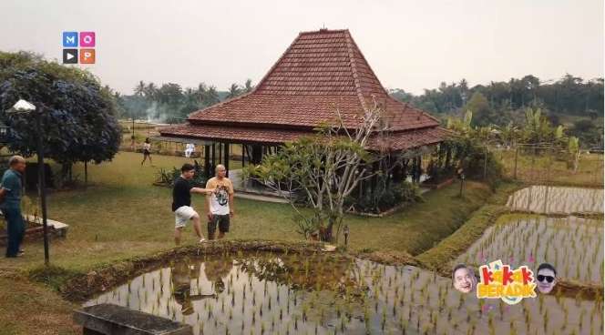 Potret Villa Mewah Ruben Onsu yang Berdiri di Tengah-tengah Sawah