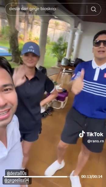 10 Potret Kebersamaan Desta Mahendra & Gege Elisa yang Baru Terungkap, Ternyata Sering Main Tenis Bareng!