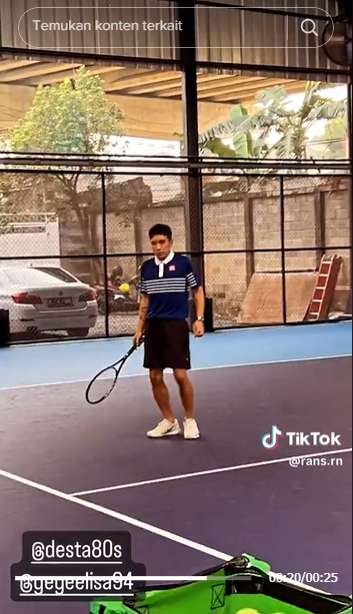 10 Potret Kebersamaan Desta Mahendra & Gege Elisa yang Baru Terungkap, Ternyata Sering Main Tenis Bareng!