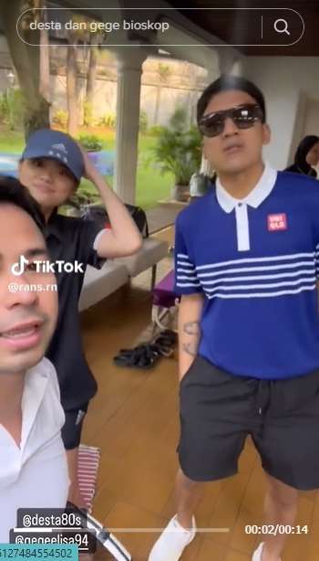 10 Potret Kebersamaan Desta Mahendra & Gege Elisa yang Baru Terungkap, Ternyata Sering Main Tenis Bareng!