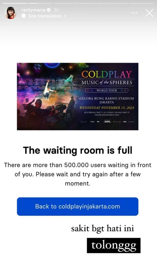 Ekspresi Para Artis Ikut War Tiket Coldplay, Ernest Prakasa Paling Beruntung