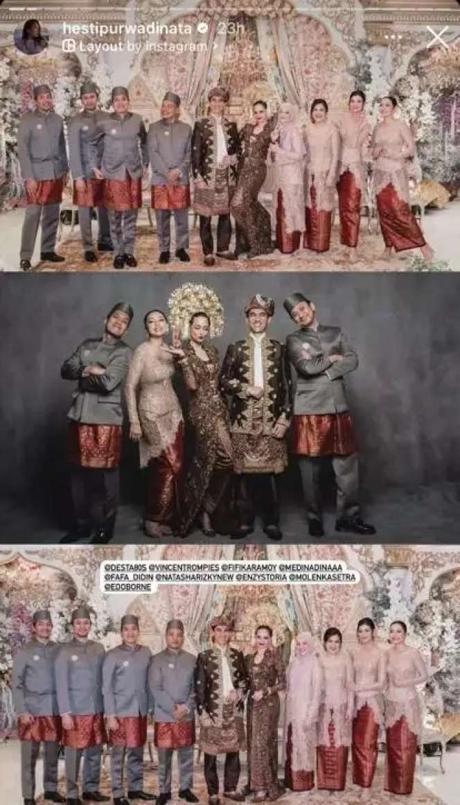 8 Potret Kebersamaan Desta & Natasha Rizky di Pernikahan Enzy Storia, Tampil Serasi, Masih Satu Mobil Bareng!