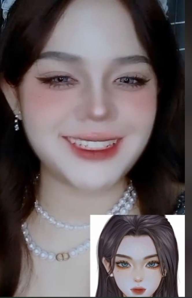 Wanita Ini Bagikan Tutorial Makeup ke Pasar, Hasilnya Malah Bikin Syok, Bak Anime Hidup!