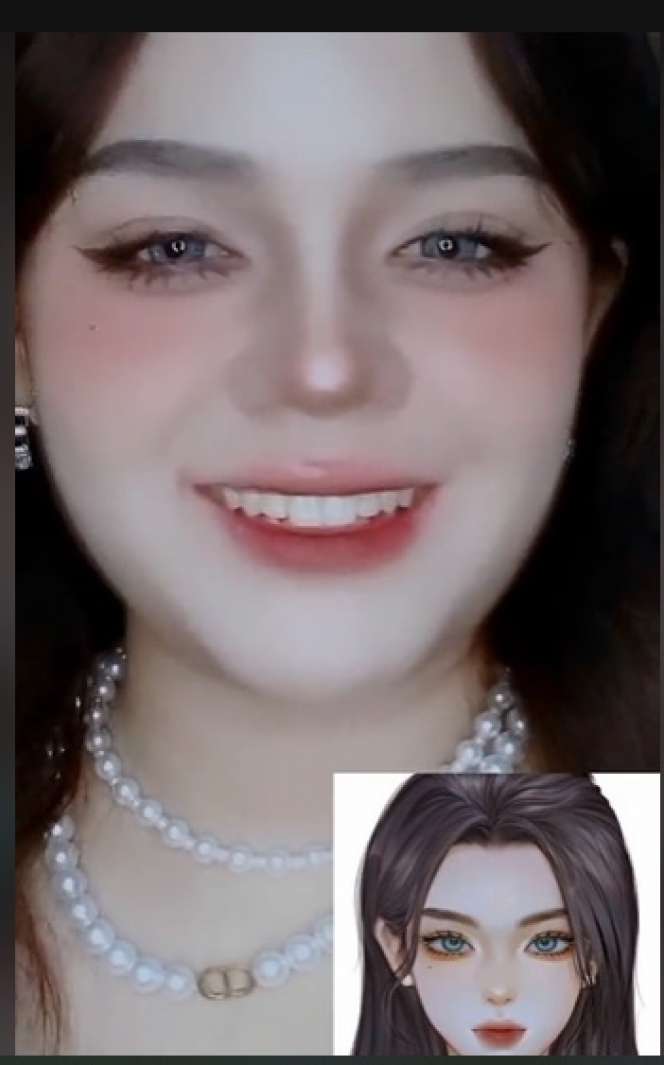 Wanita Ini Bagikan Tutorial Makeup ke Pasar, Hasilnya Malah Bikin Syok, Bak Anime Hidup!