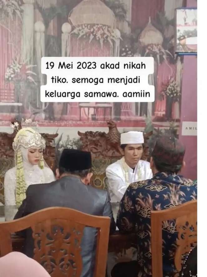 10 Potret Pernikahan Tiko & Kekasih, Dulu Viral Rawat Ibu Eny di Rumah Terbengkalai, Jumlah Mahar Curi Perhatian!