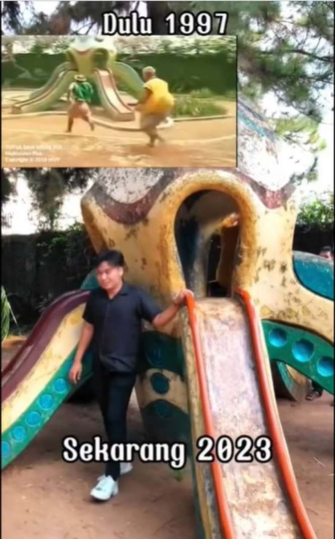 Potret Dulu VS Sekarang Taman Bermain Lokasi Syuting Sinetron `Tuyul dan Mbak Yul`, Vibes 90-an Bikin Nostalgia!