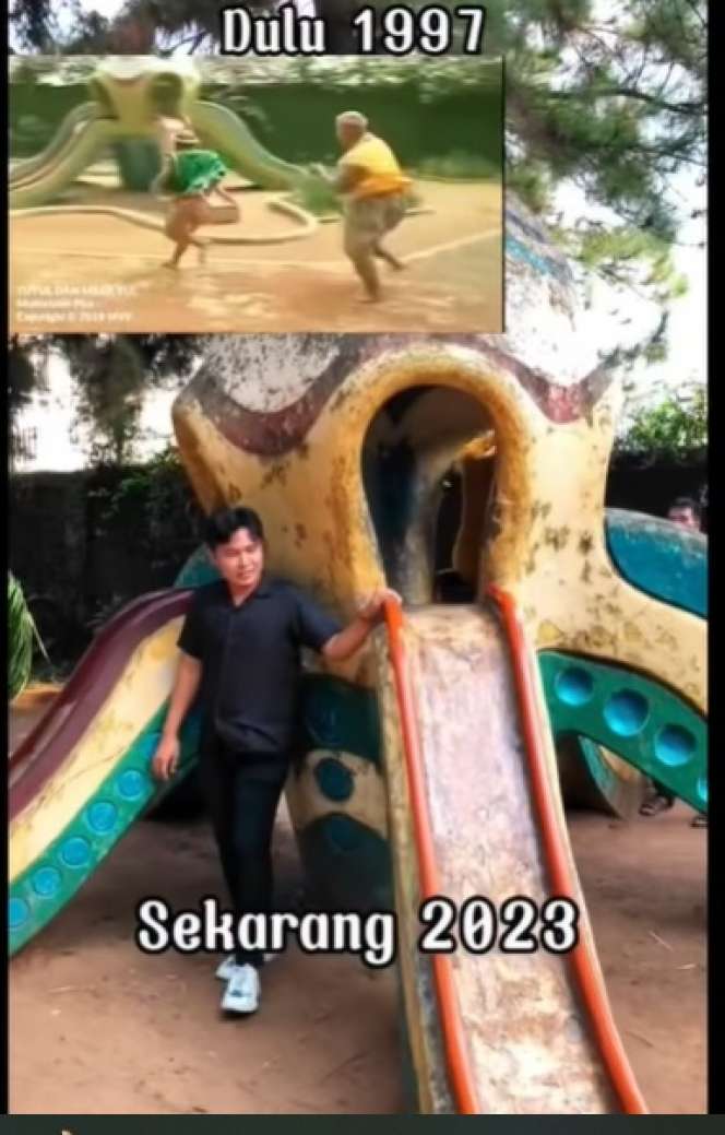 Potret Dulu VS Sekarang Taman Bermain Lokasi Syuting Sinetron `Tuyul dan Mbak Yul`, Vibes 90-an Bikin Nostalgia!