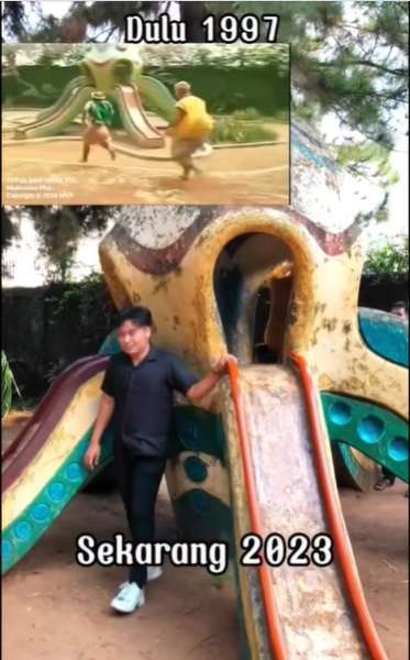 Potret Dulu VS Sekarang Taman Bermain Lokasi Syuting Sinetron `Tuyul dan Mbak Yul`, Vibes 90-an Bikin Nostalgia!